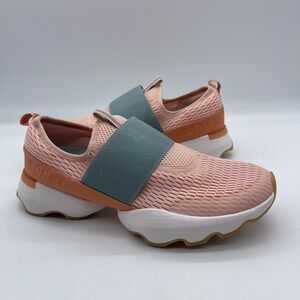 Sorel Kinetic Impact II Strap NL4698-890 Women's Size 11 Shoes Pink Gray Sneaker